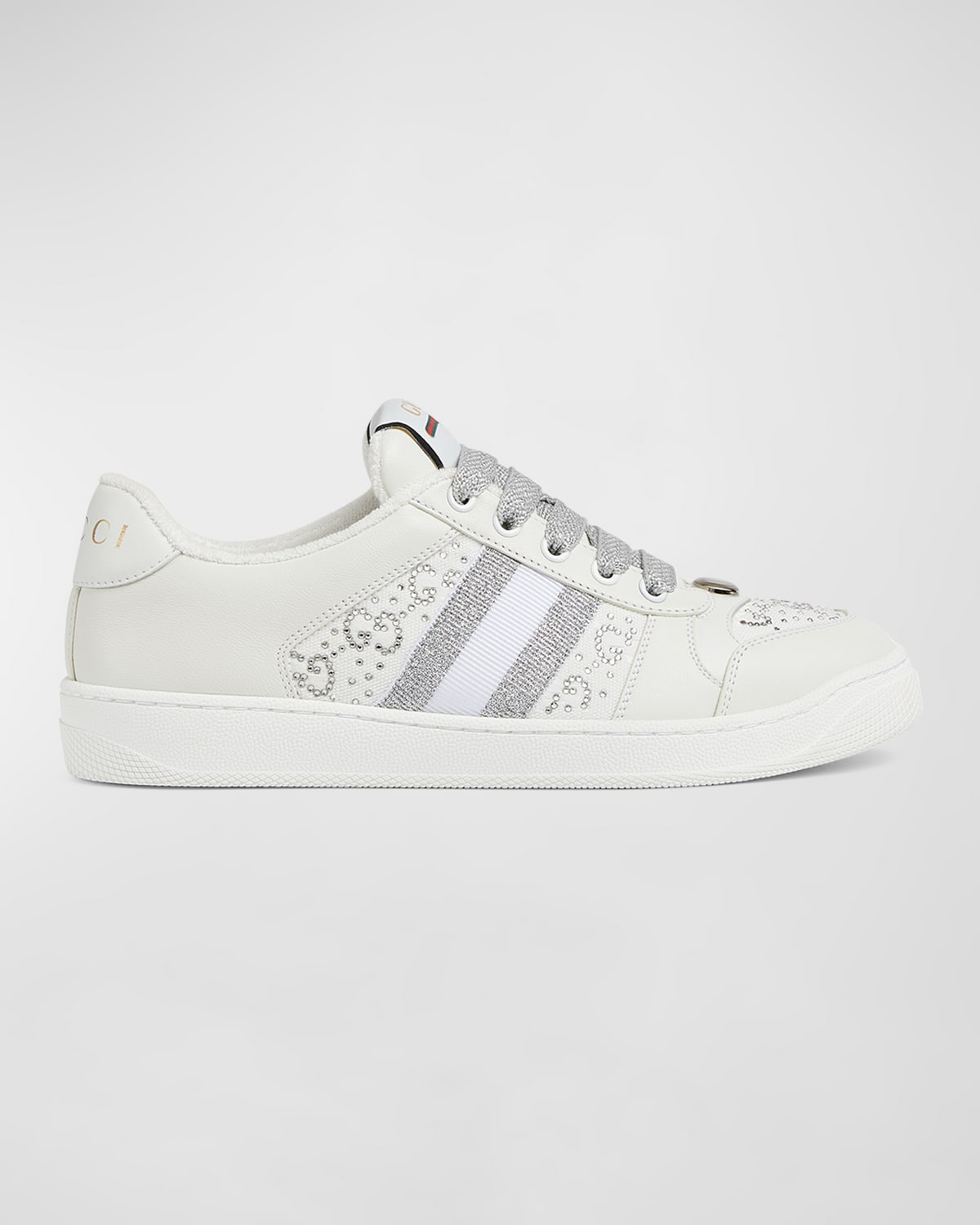 Crystal GG Web Low-Top Sneakers