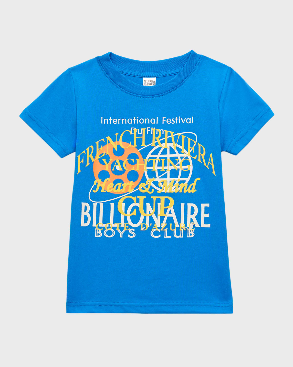 Billionaire Boys Club Kids' Boy's Cannes Graphic T-shirt In Blue