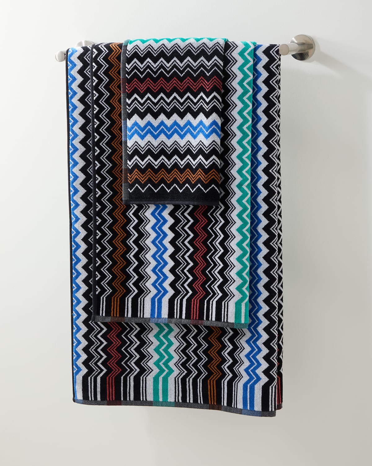 Missoni Neoclassic Hand Towel In Black Multi
