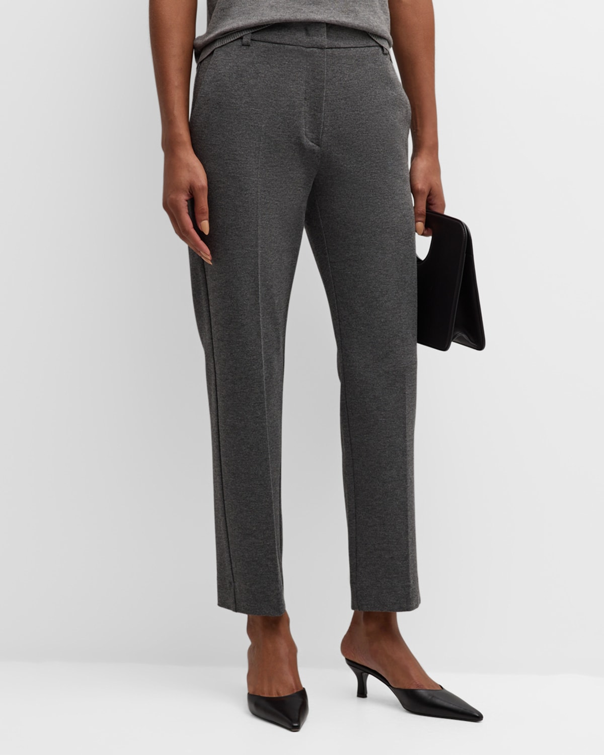 Gemma Cropped Straight-Leg Pants