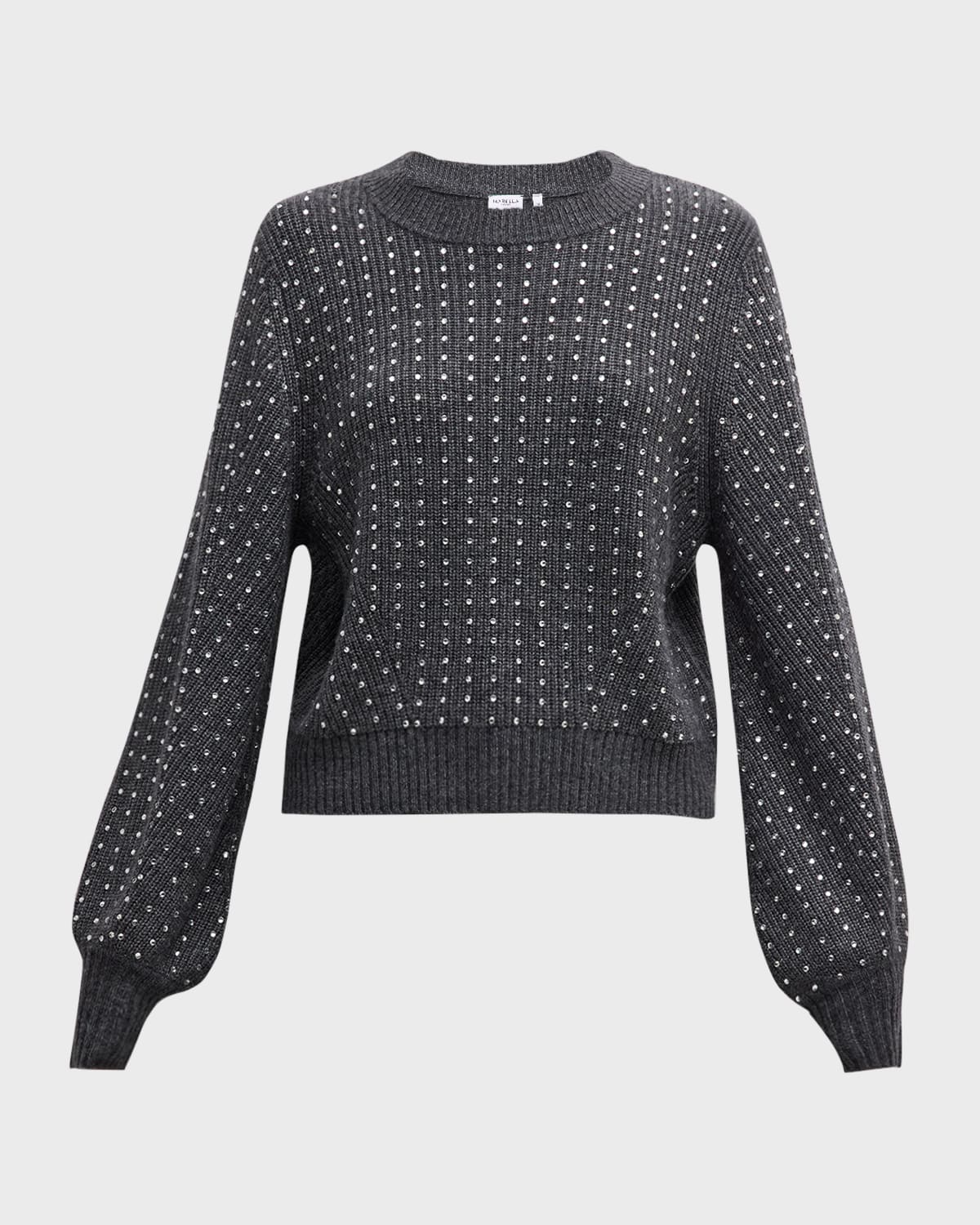 Molo Rhinestone-Embellished Crewneck Sweater