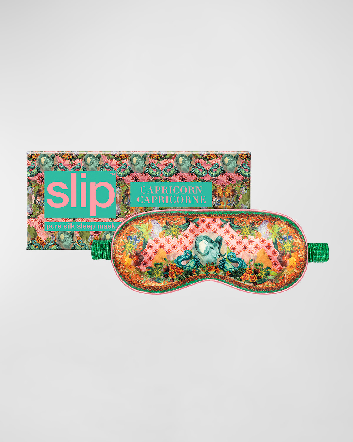 Shop Slip Pure Silk Zodiac Sleep Mask In Capricorn