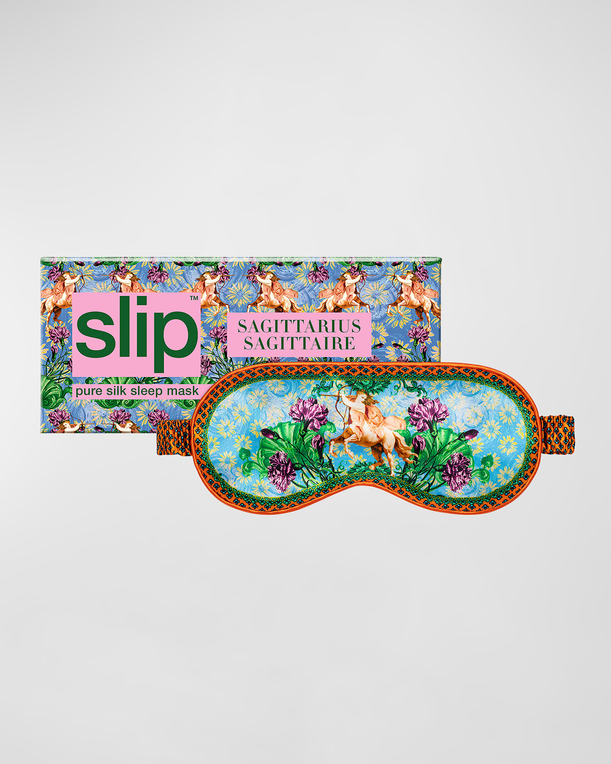 Shop Slip Pure Silk Zodiac Sleep Mask In Sagittarius