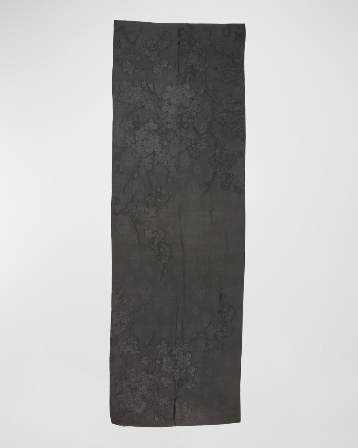 Blossom Jacquard Silk Stole