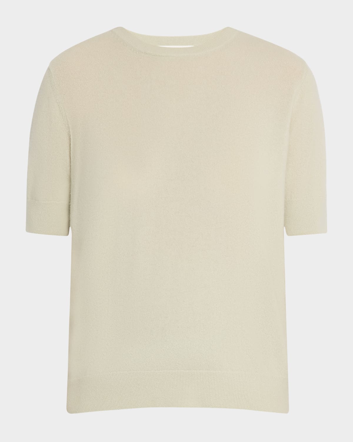 Arch4 Logan Cashmere Short-sleeve Sweater In Laurel Green