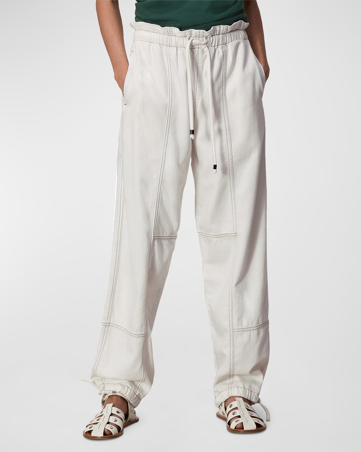 Shop Rag & Bone Ultra Featherweight Jordan Pants In White