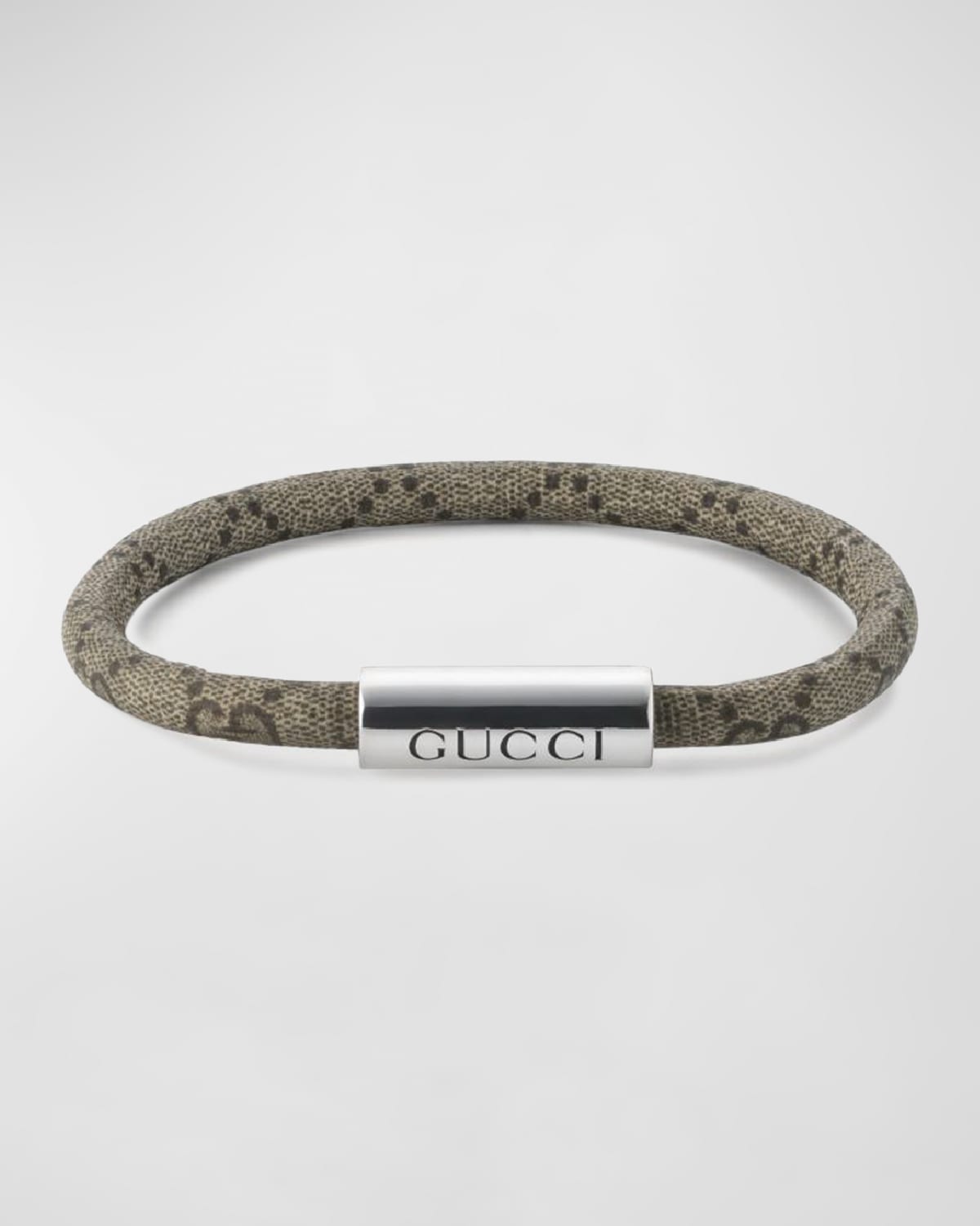 Men's Trademark GG Supreme Leather Bracelet