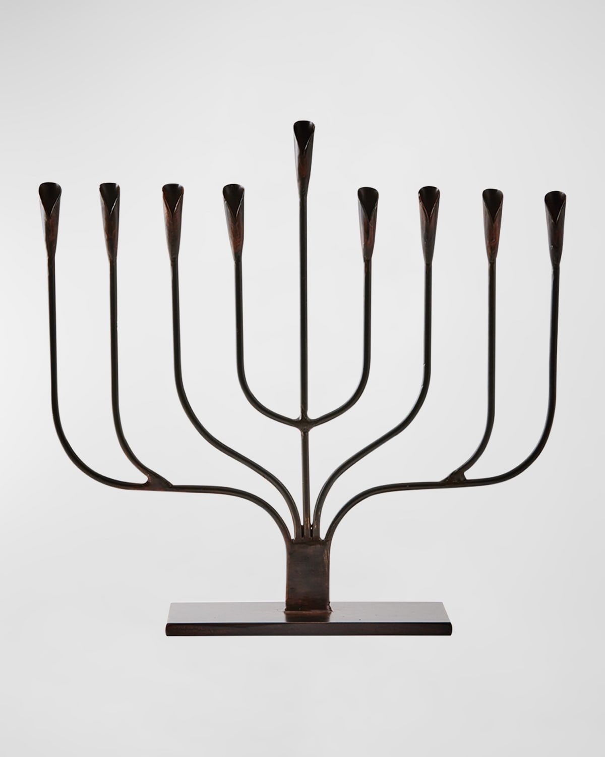 Jan Barboglio Cast Iron Menorah In Natural