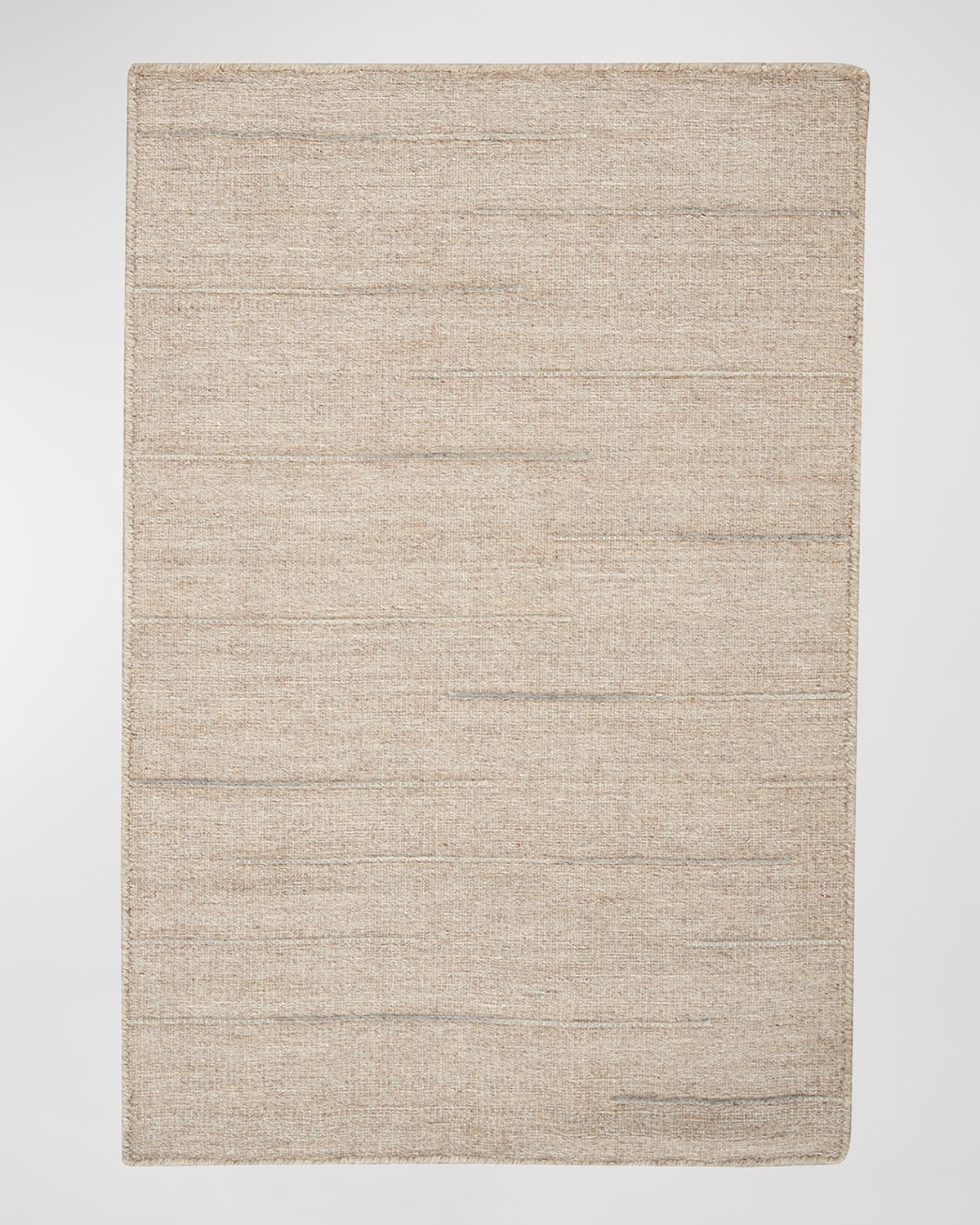 Shop Nourison Carson Flatweave Rug, 6' X 9' In Beige