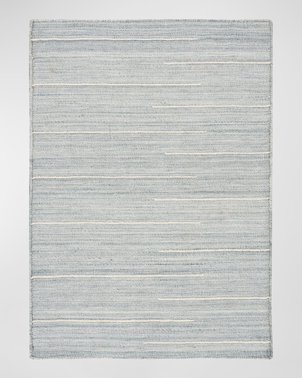 Nourison Carson Flatweave Rug, 6' X 9' In Light Blue