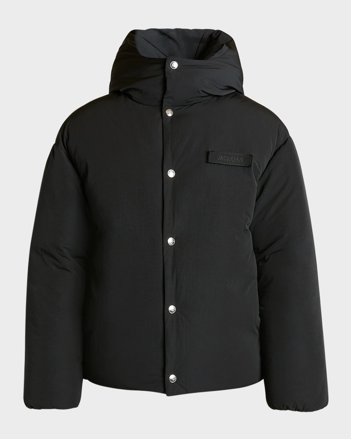 Jacquemus La Doudoune Nylon Down Jacket In Black
