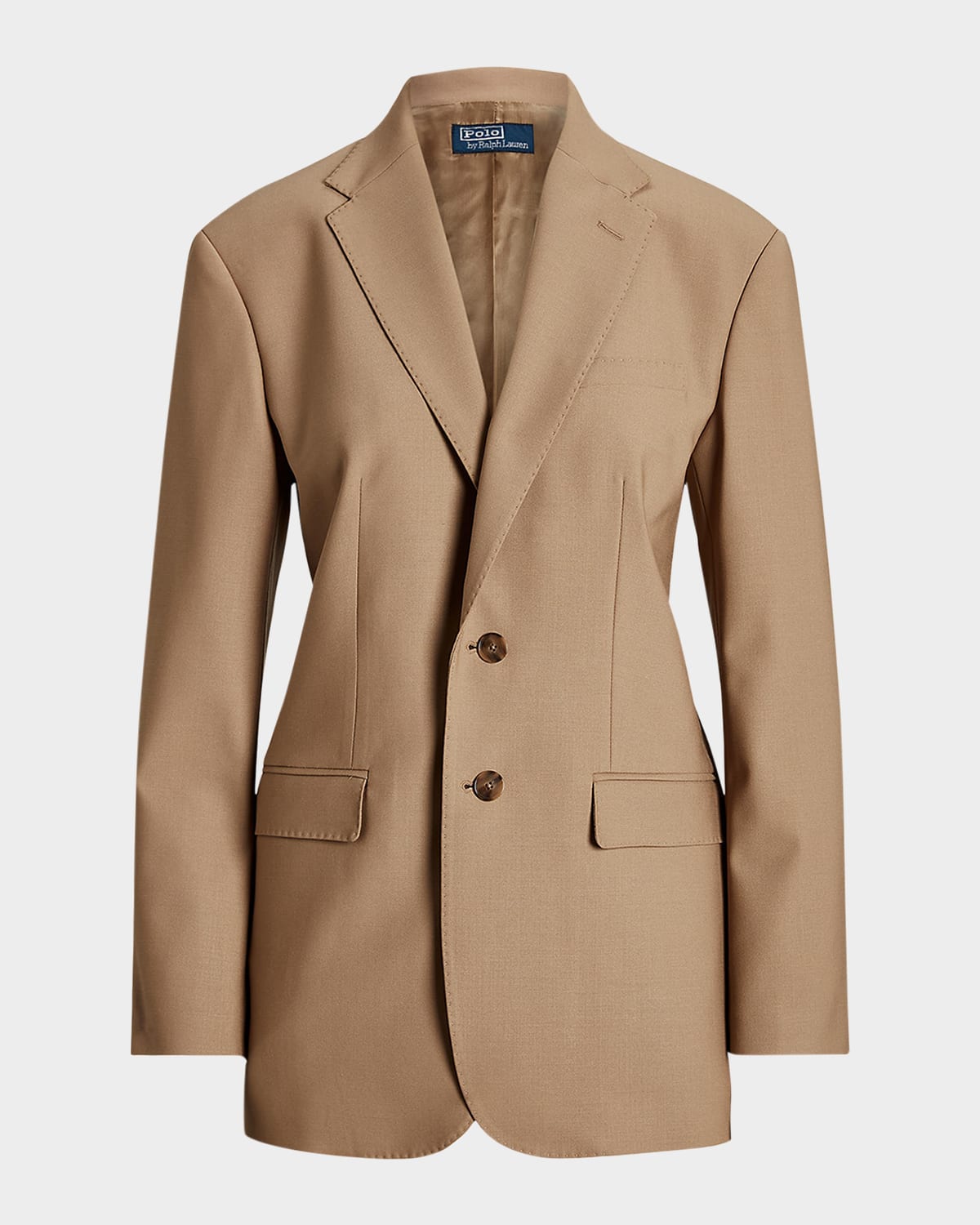 Stretch Wool-Blend Blazer