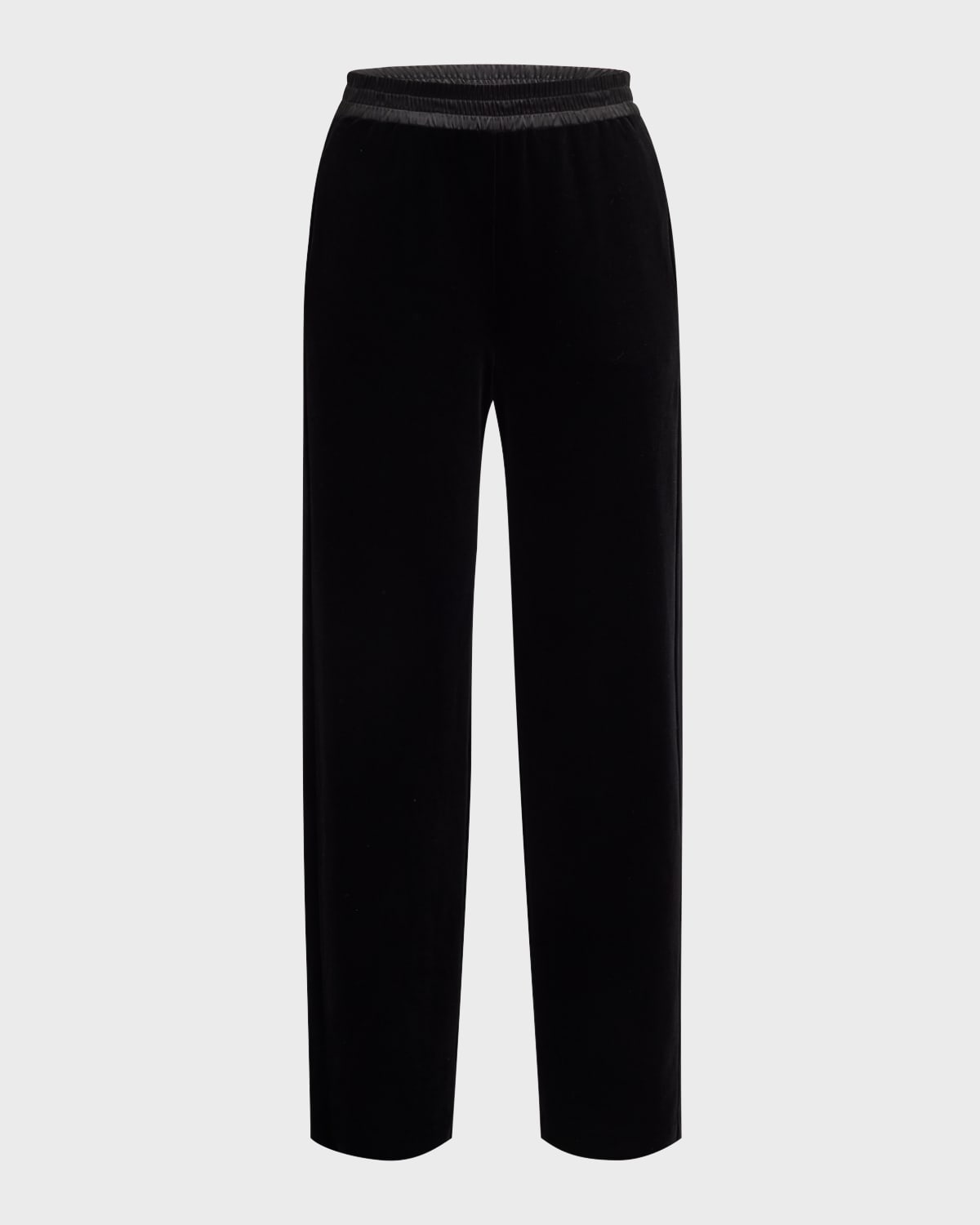 Emporio Armani Stretch Gabardine Capri Trousers In Black