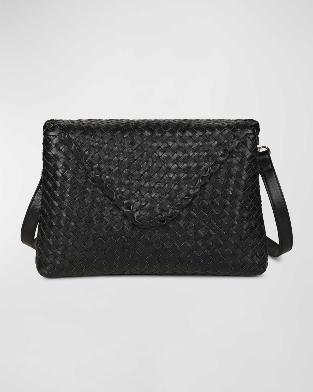 Alex Handwoven Leather Sling Crossbody Bag