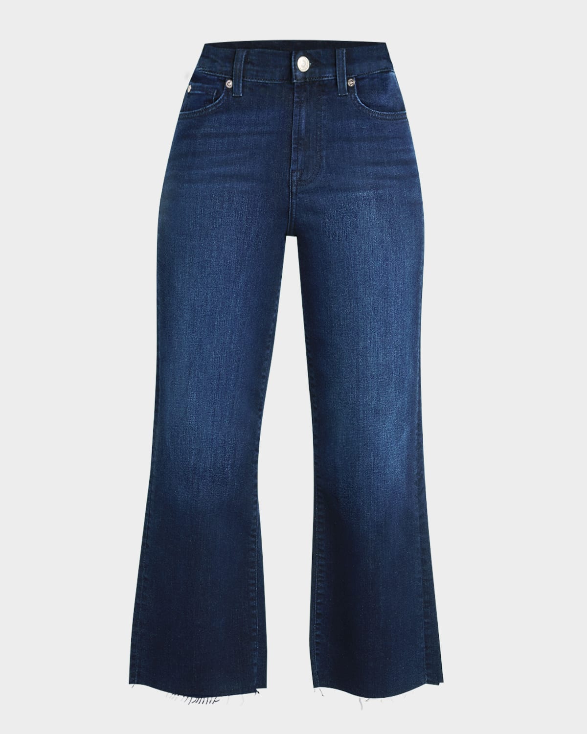 7 For All Mankind Cropped Alexa Jeans In High Wave