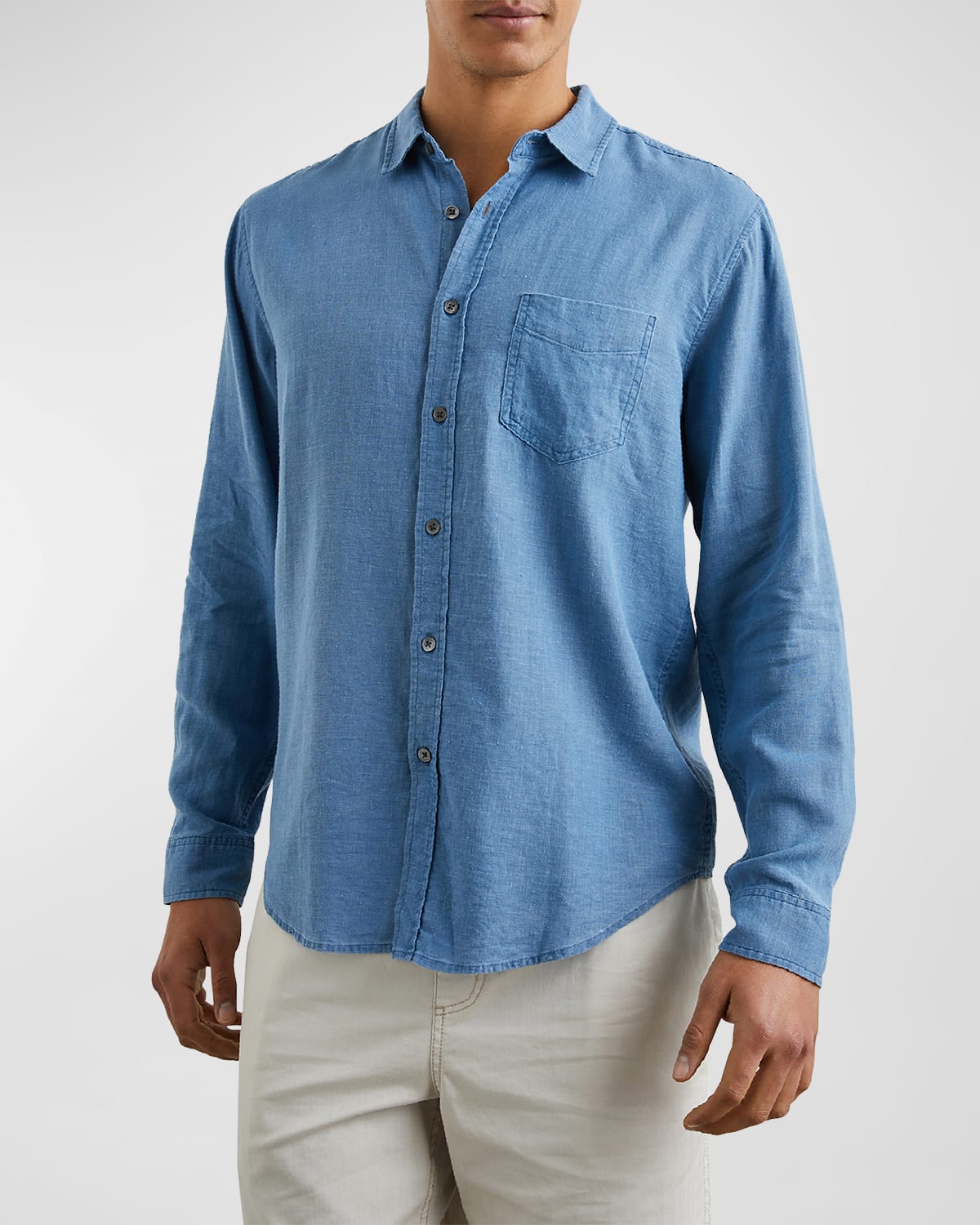 Rails Men's Mykonos Sport Shirt In Blue