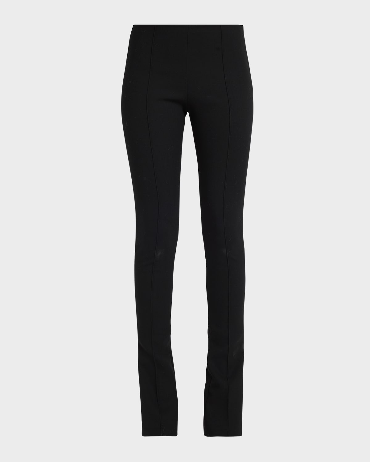 Ambrogio Pintuck Slit-Hem Pants