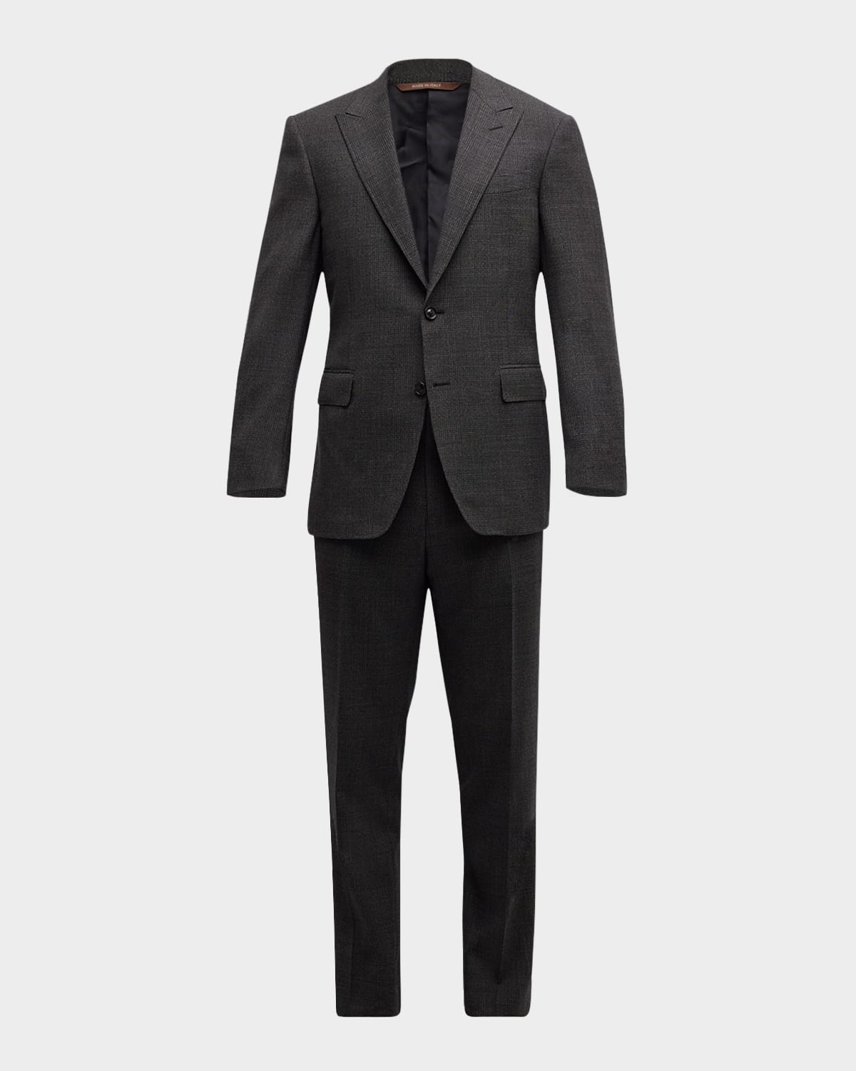 Canali Men's 90th Anniversary 160s Luxury Wool Suit In Grey