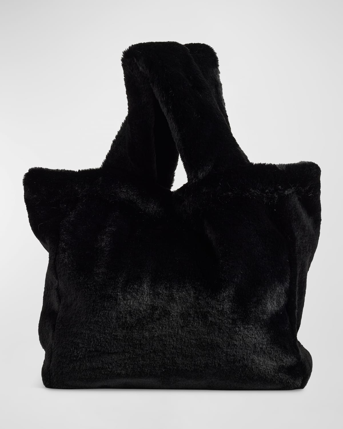 Fabulous Furs Le Mink Faux Fur Tote In Black