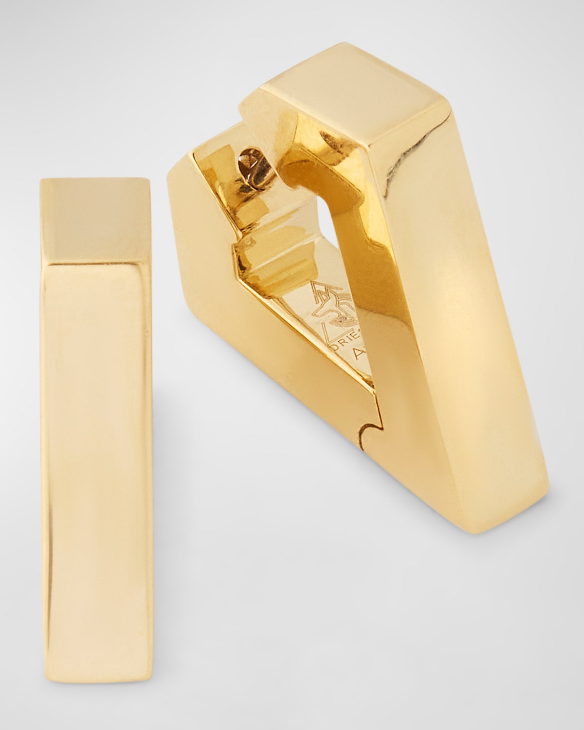 18K Yellow Gold Brute Medium Earrings