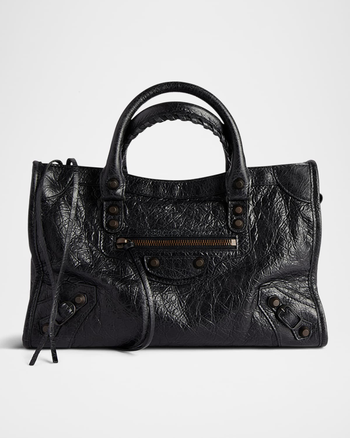 Balenciaga Le City Small Bag In 1000 Black