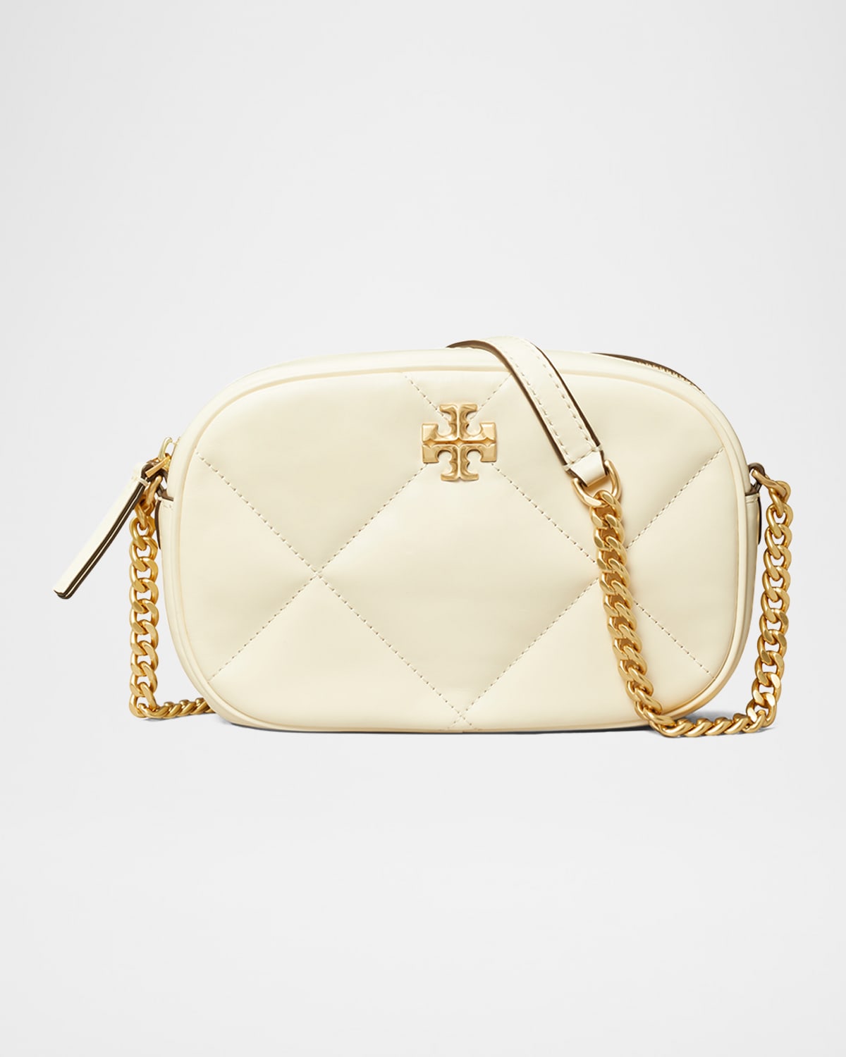 Kira Diamond-Quilted Leather Crossbody Bag