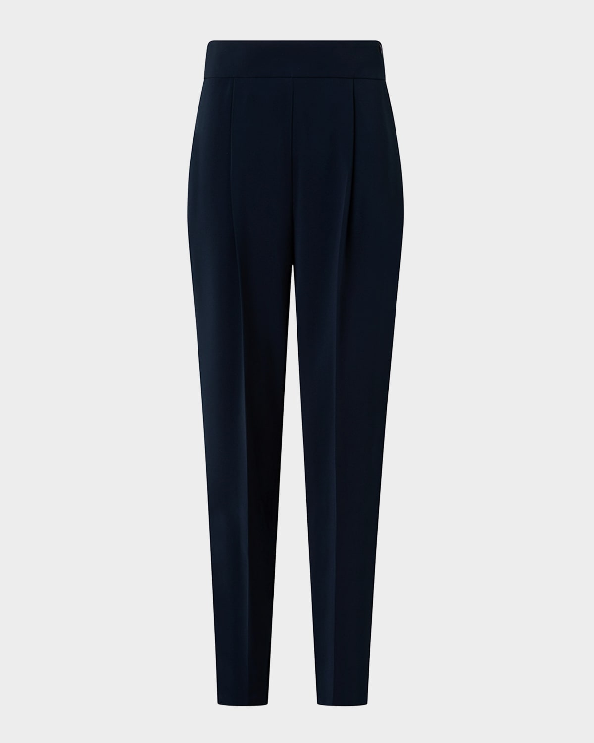 Akris punto Caro Pleated Slouchy Straight-Leg Pants