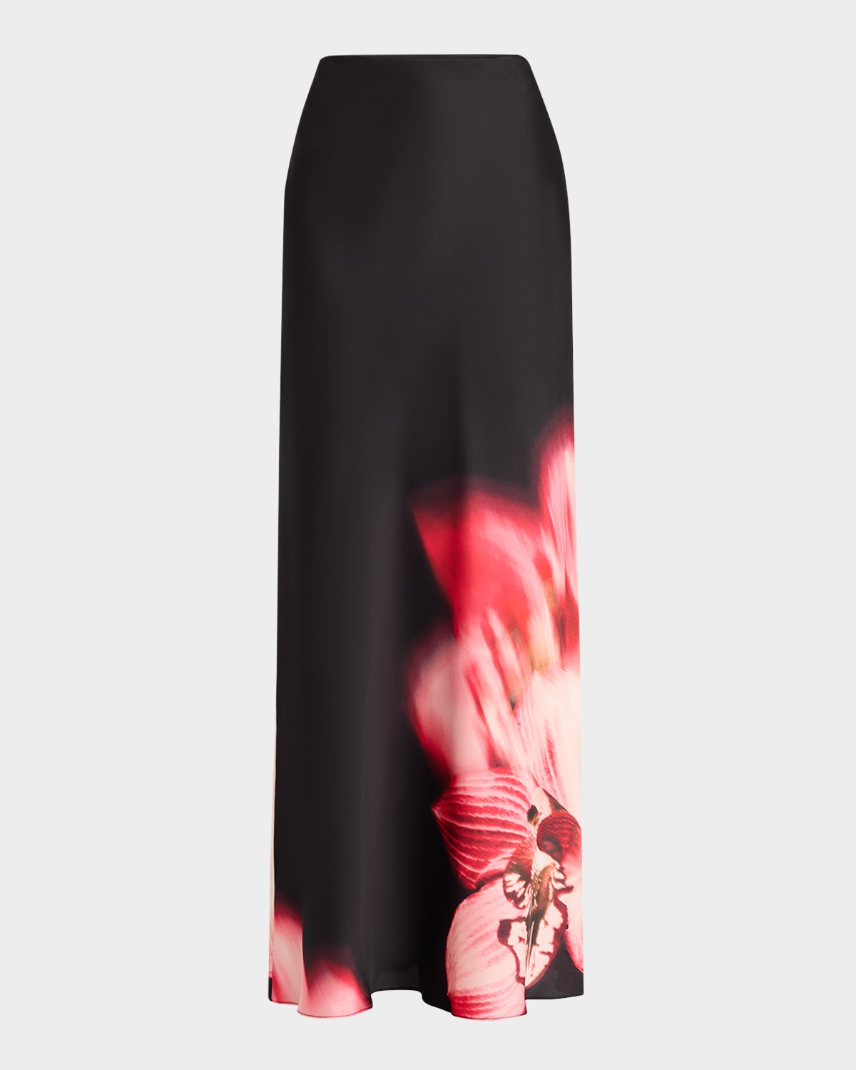 Misa Sierra Floral Maxi Skirt In Midnight Orchid