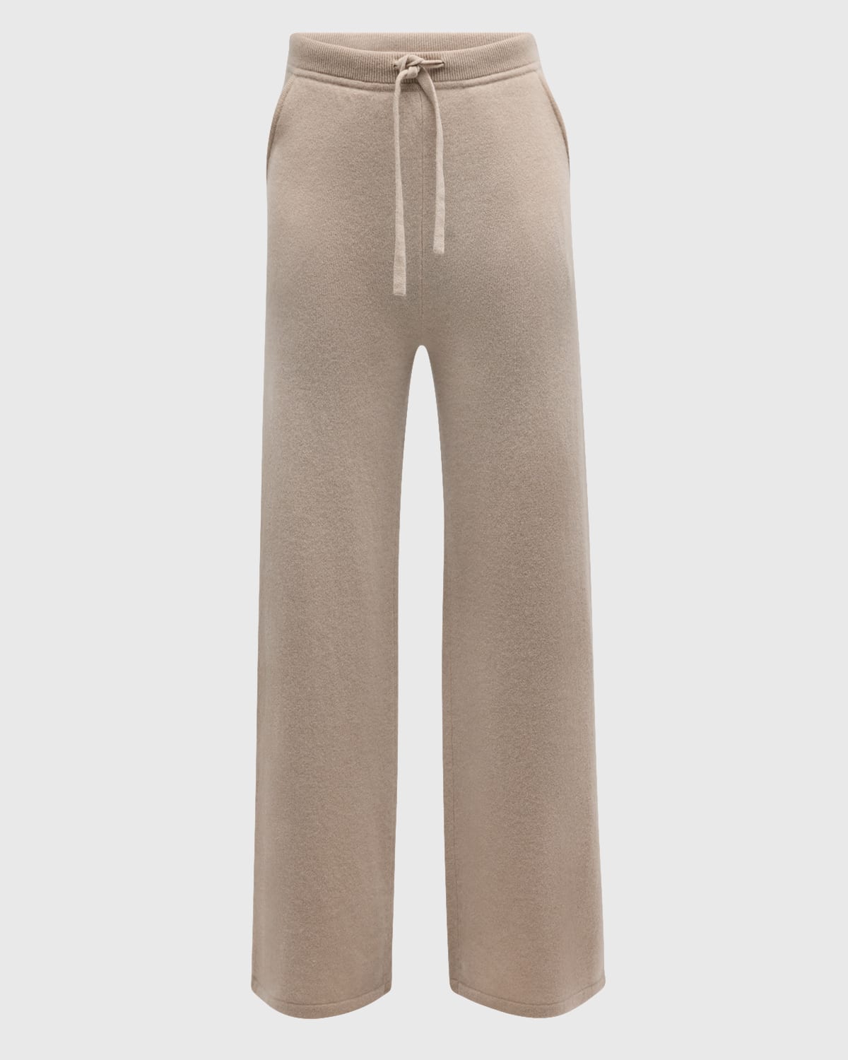 Cashmere Straight-Leg Knit Pants