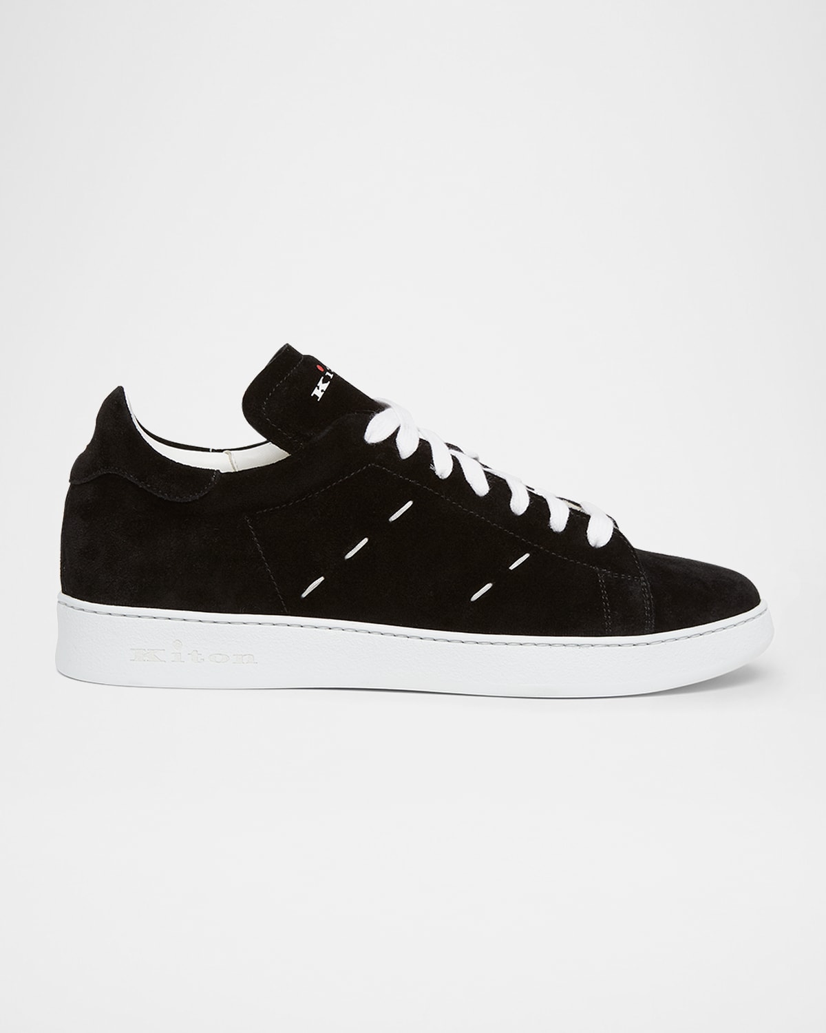 Kiton Men's Suede Low-Top Sneakers
