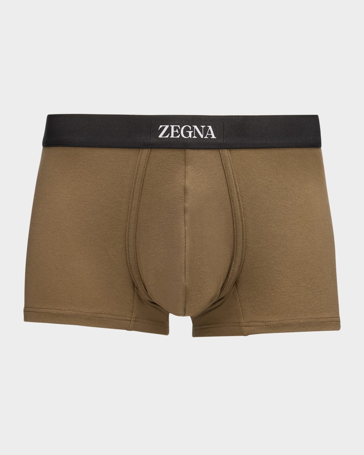 ZEGNA MEN'S STRETCH COTTON TRUNKS 