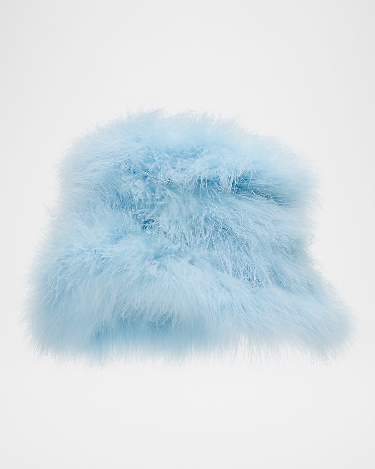 The Goldie Feathered Bucket Hat