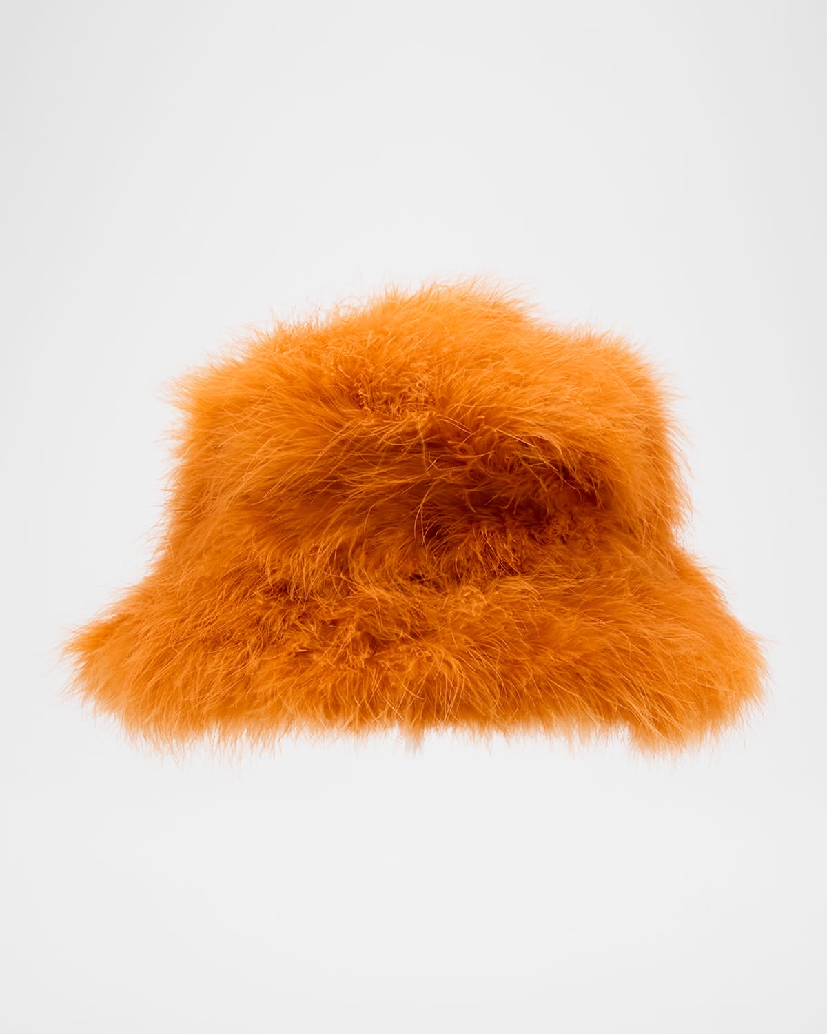 The Goldie Feathered Bucket Hat