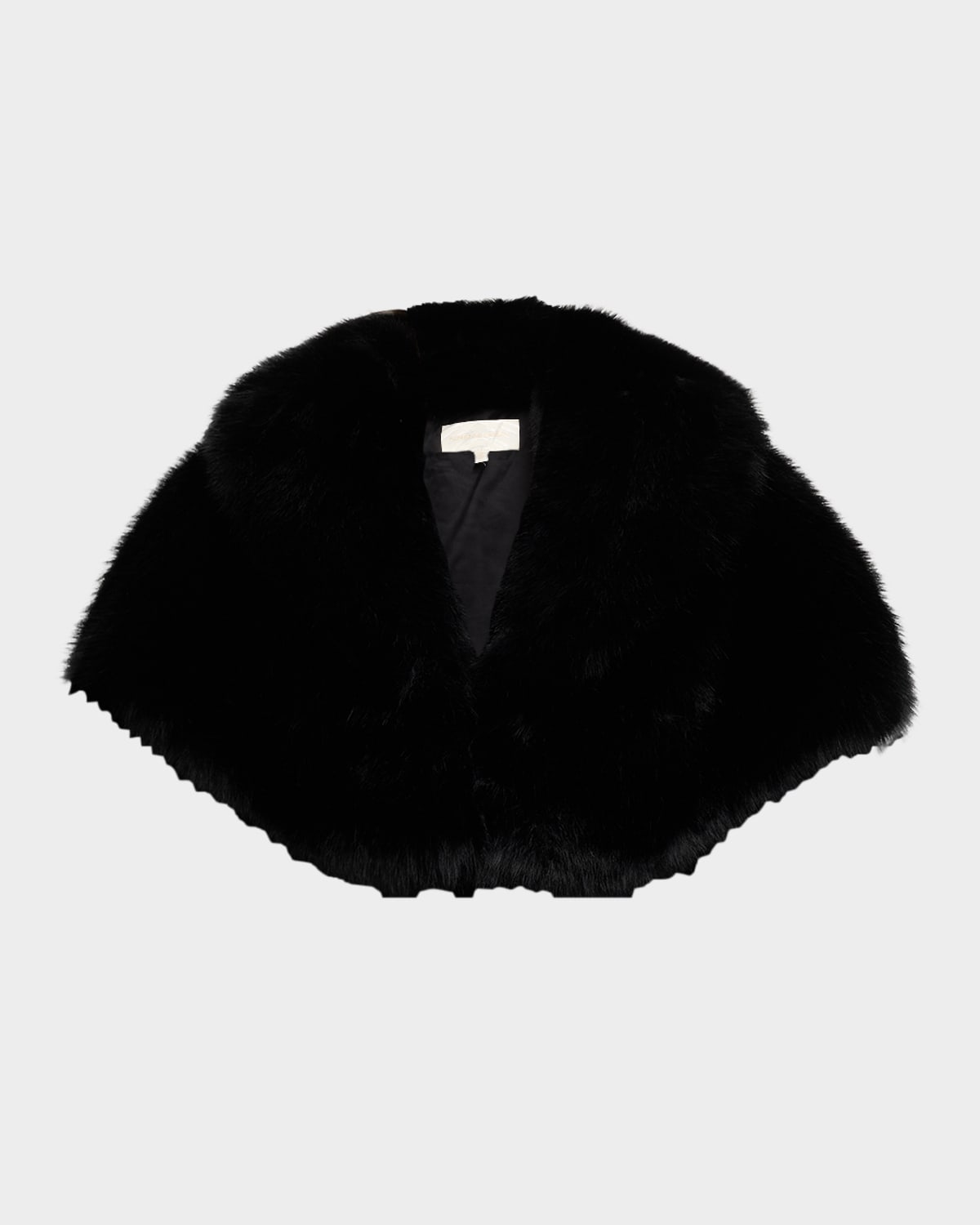The Adrienne Faux Fur Capelet
