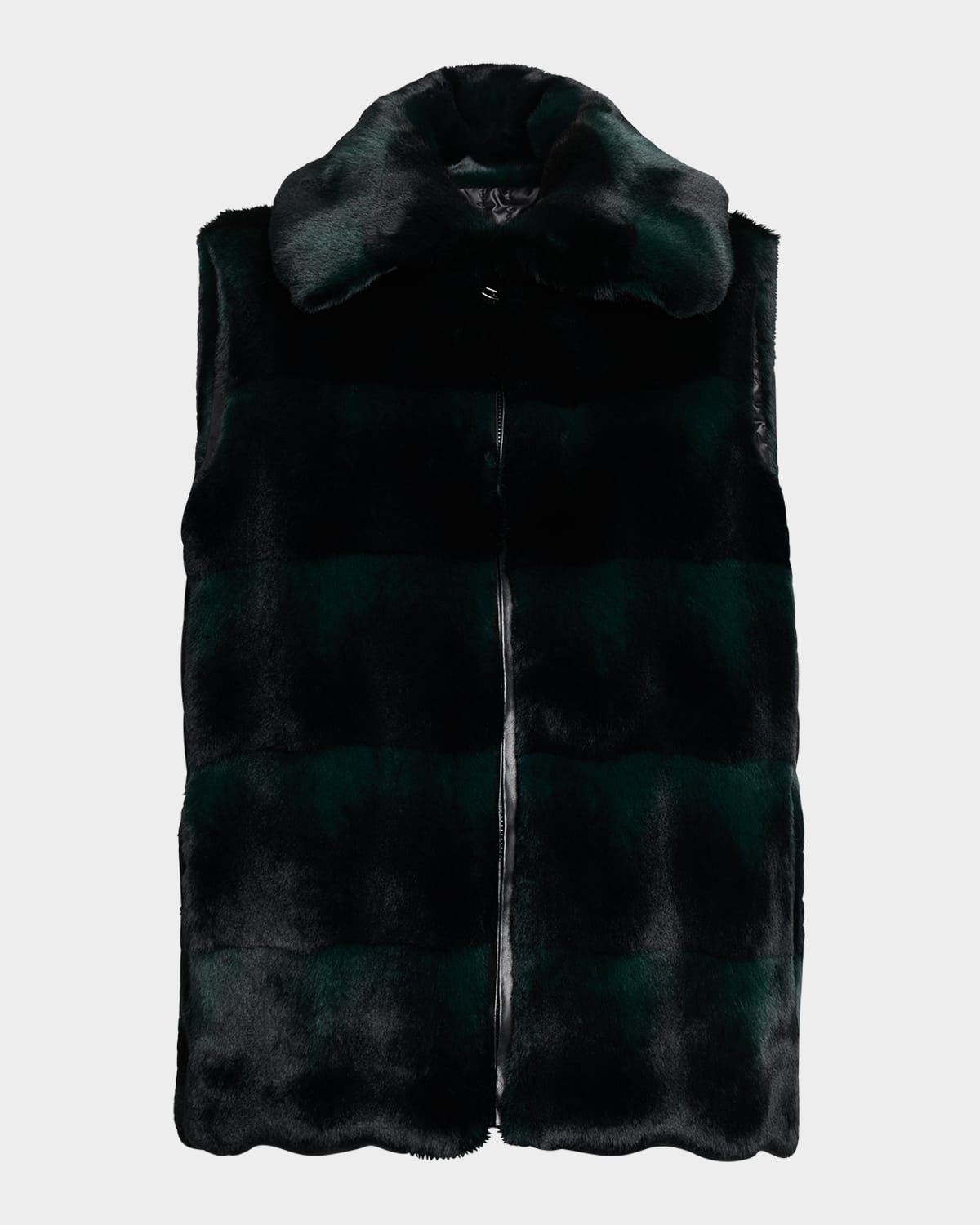 ADRIENNE LANDAU THE LOTTIE FAUX FUR VEST 