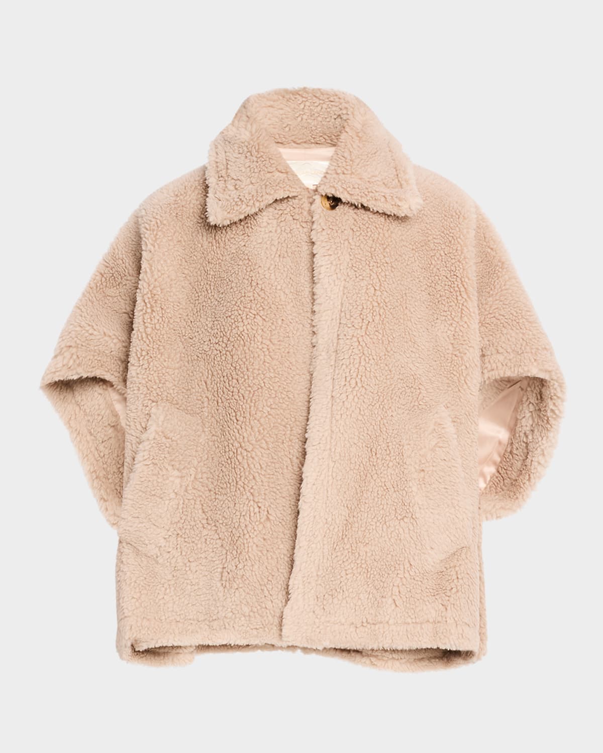 ADRIENNE LANDAU TEDDY FAUX FUR JACKET 