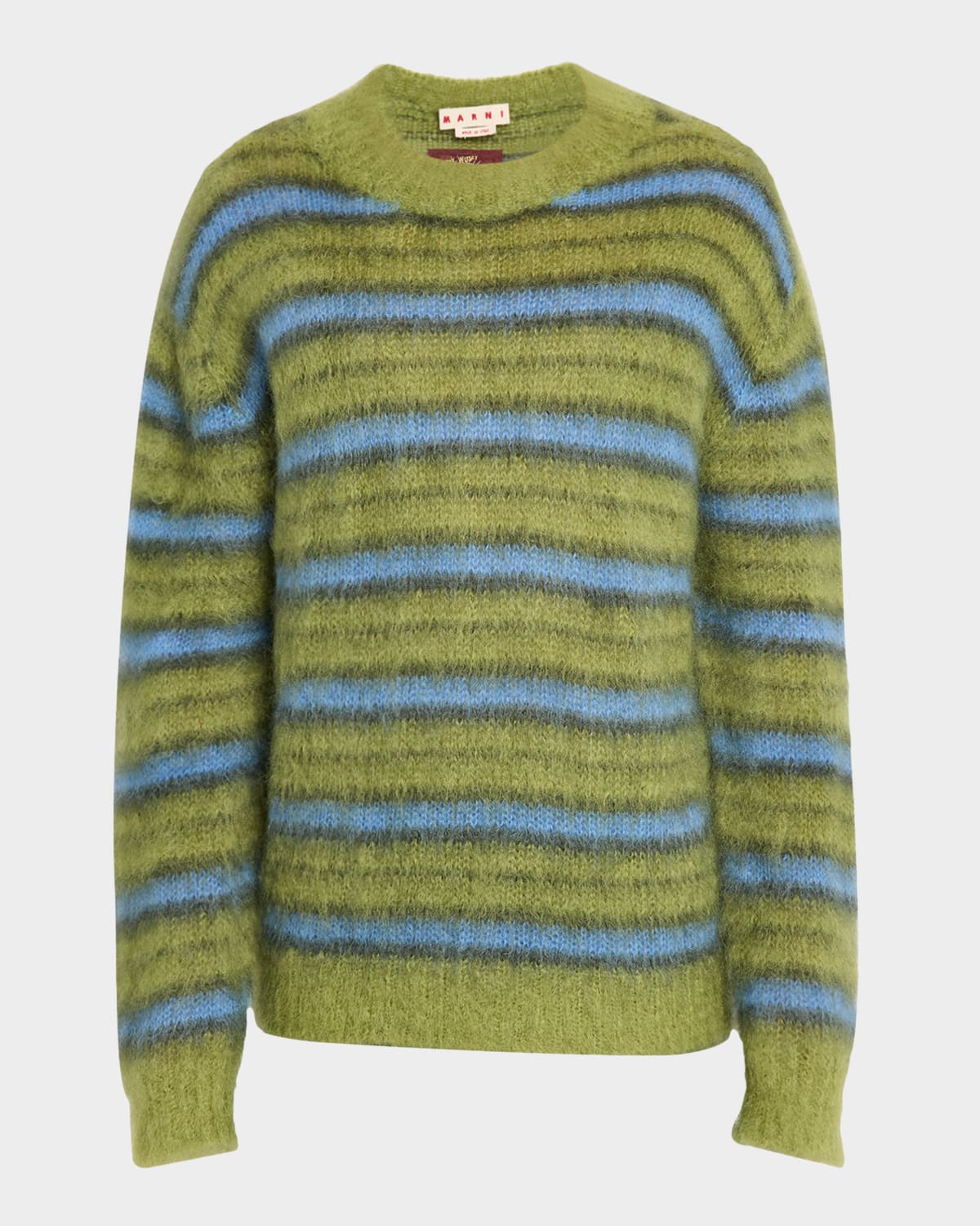 Men's Mohair Striped Sweater
