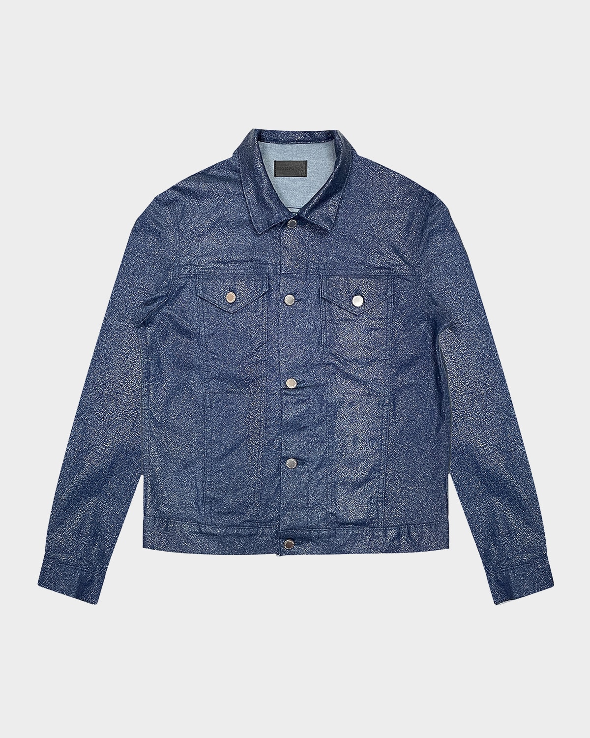 Monfrere Monfrère Dean Stingray Pebbled Trucker Jacket In Stingray