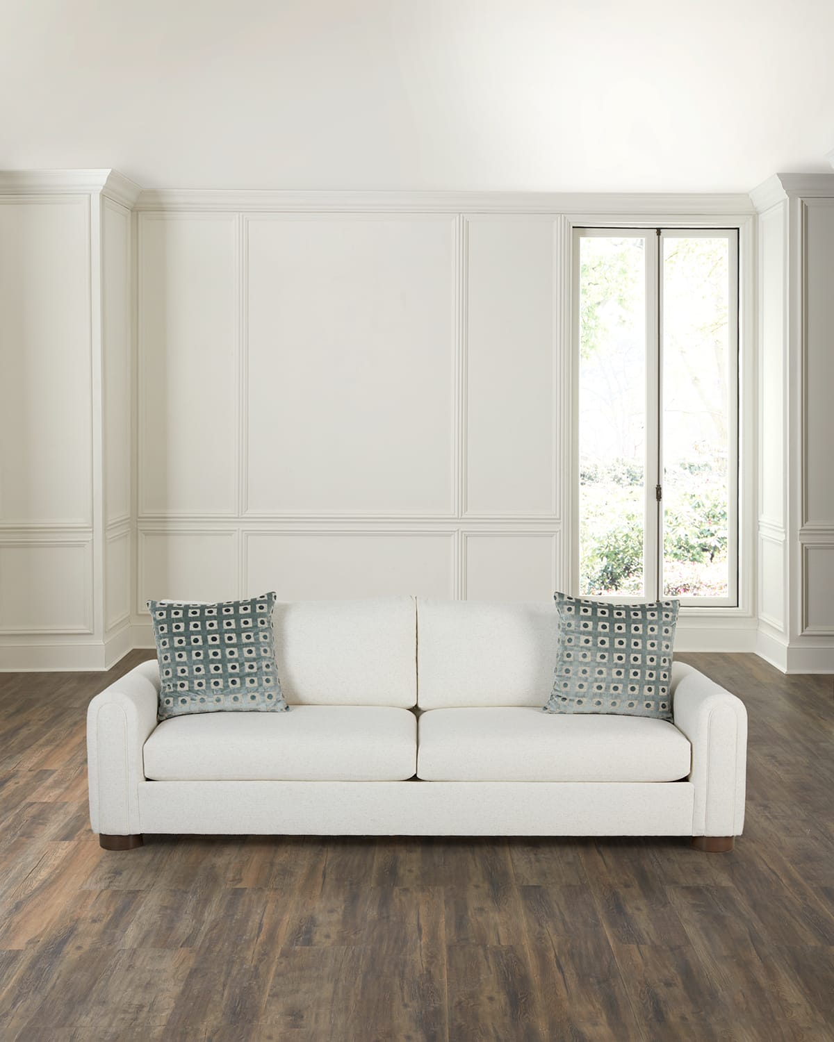 Massoud Squires Sofa, 103" In Snow