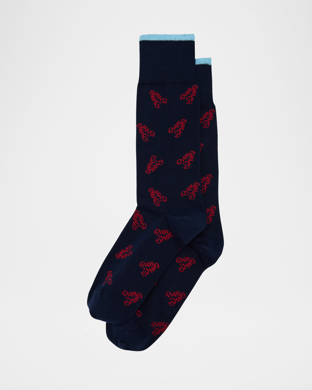PAUL SMITH MEN'S LOBSTER-PRINT CREW SOCKS 