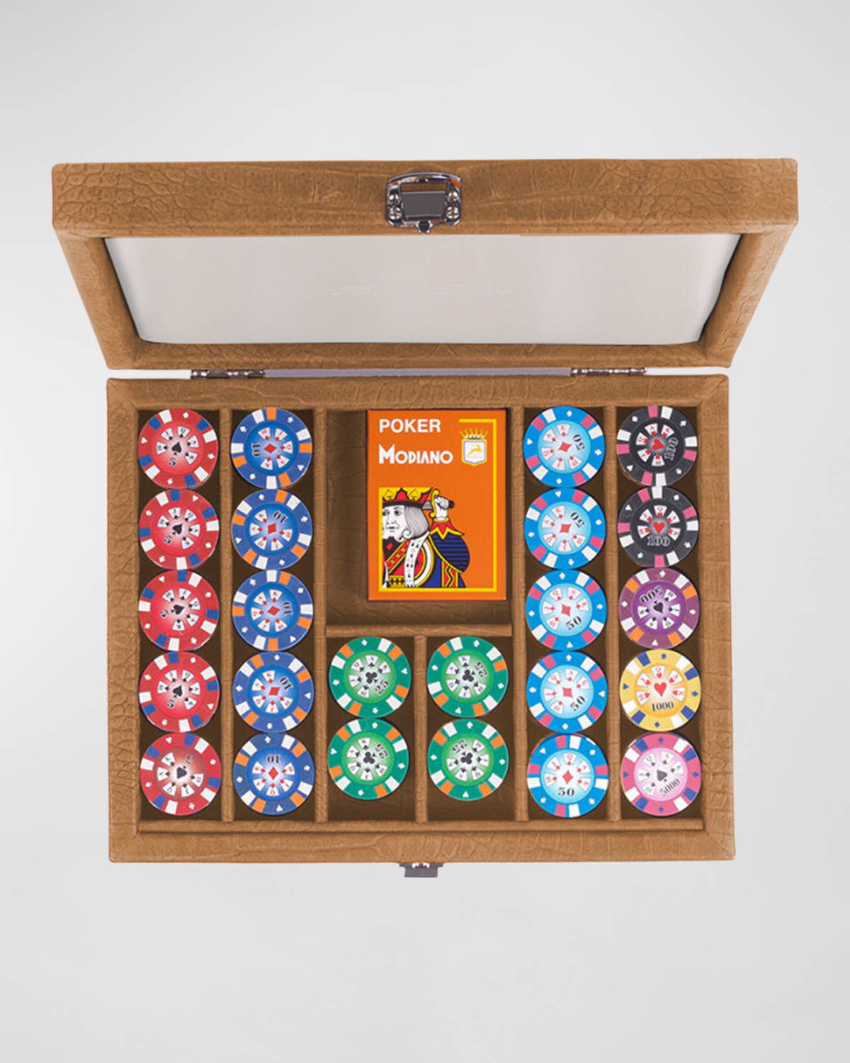 Shop Hector Saxe Leather Poker Set