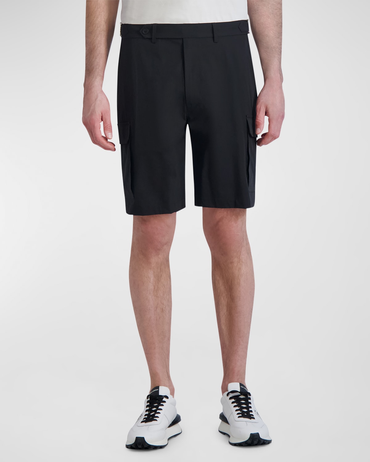 Men's Stretch Nylon Cargo Shorts
