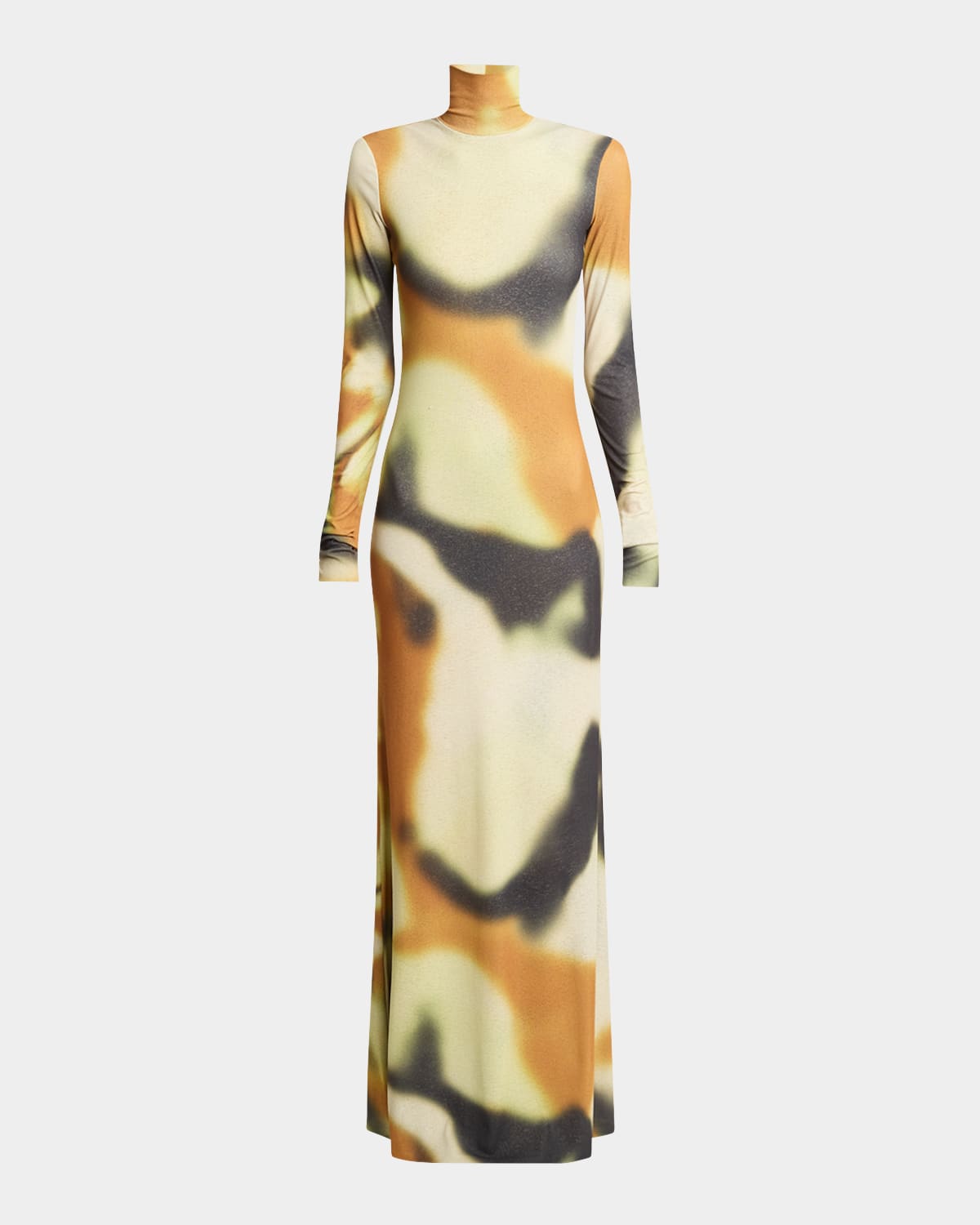 Nanushka Nemy Maxi Dress In Smudged Graffiti