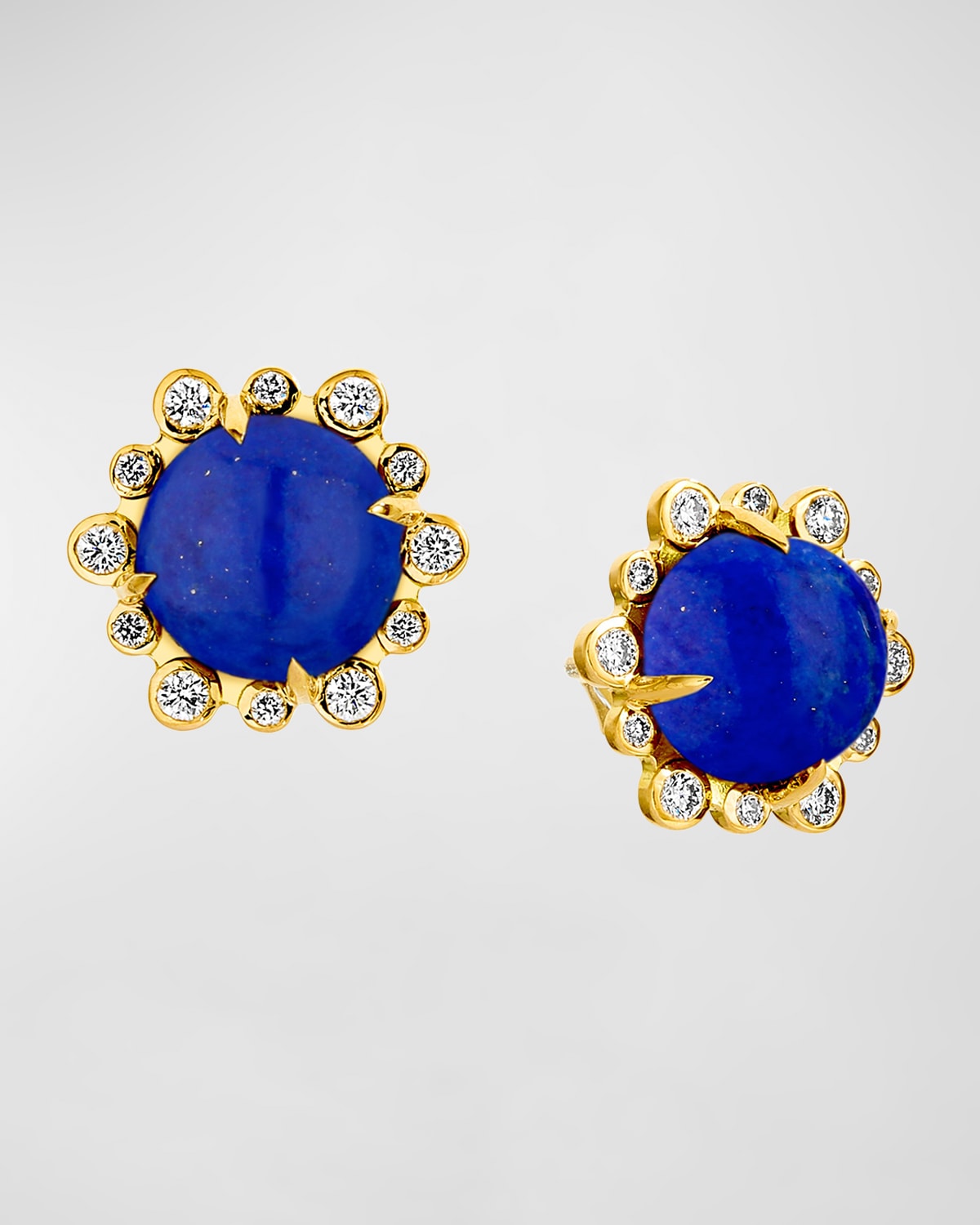 Baubles Earrings with Stone and Diamonds
