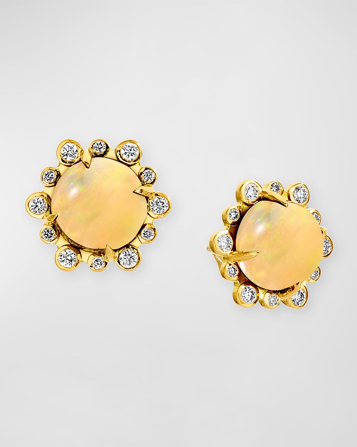 Baubles Earrings with Stone and Diamonds