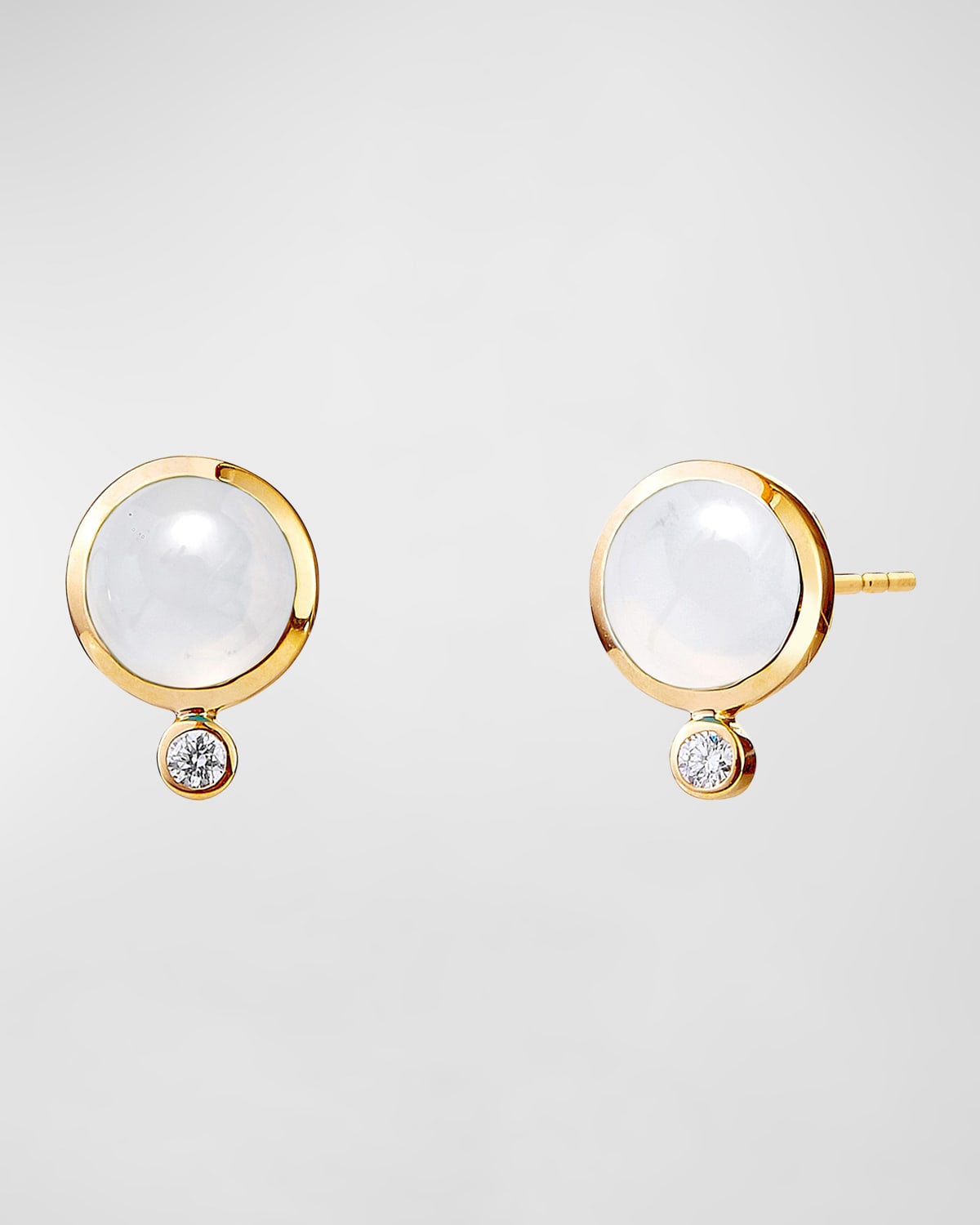 18K Yellow Gold Candy Stud Earrings