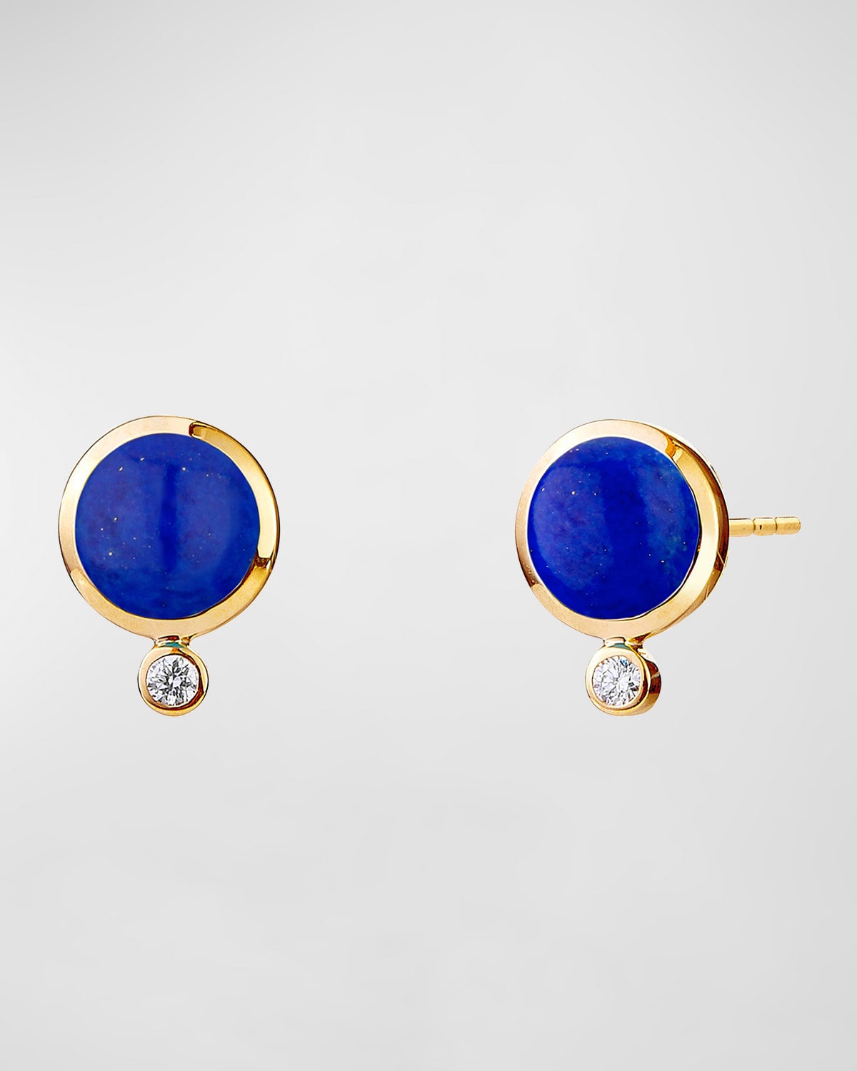 18K Yellow Gold Candy Stud Earrings