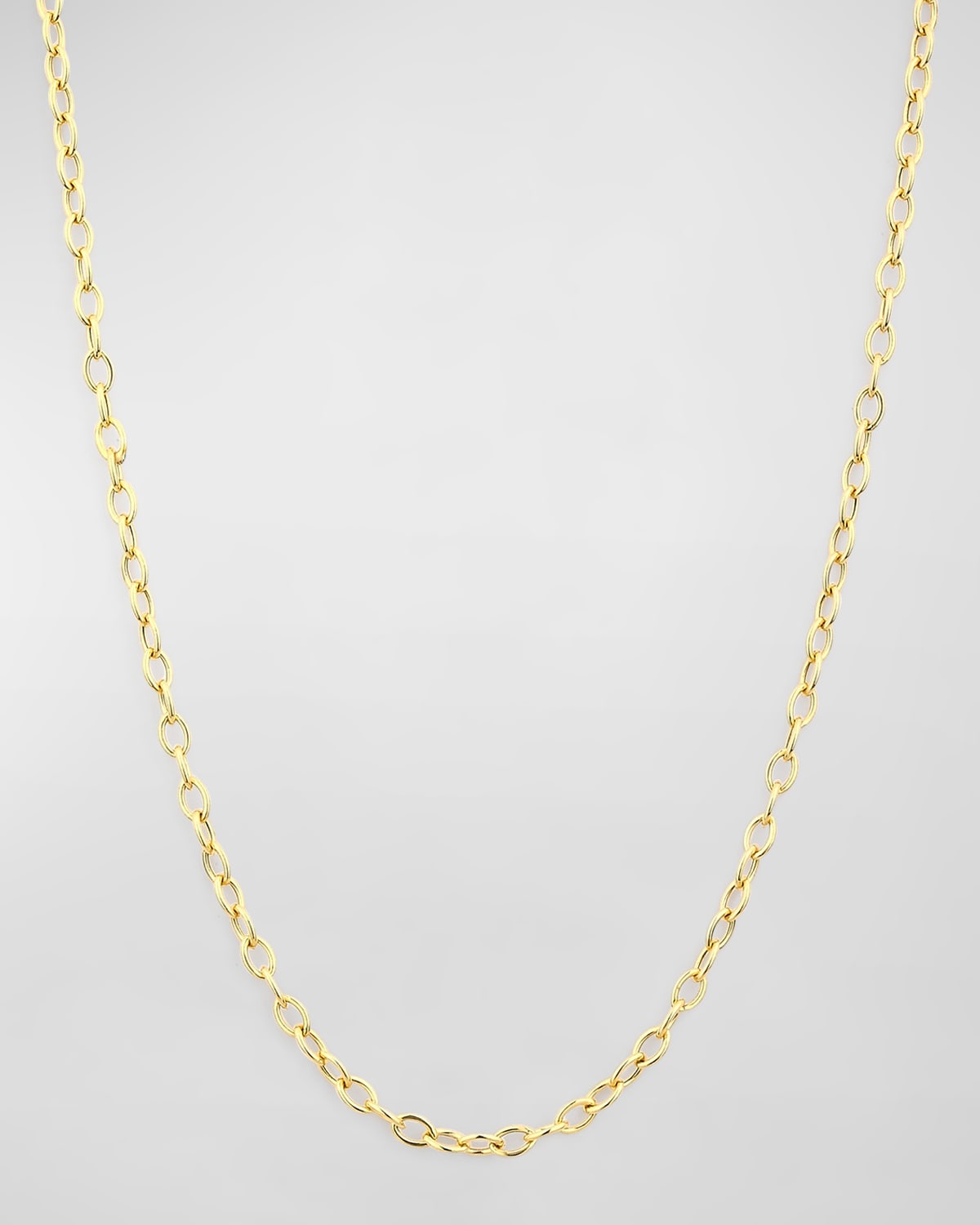 18k Yellow Gold Chain Link Necklace