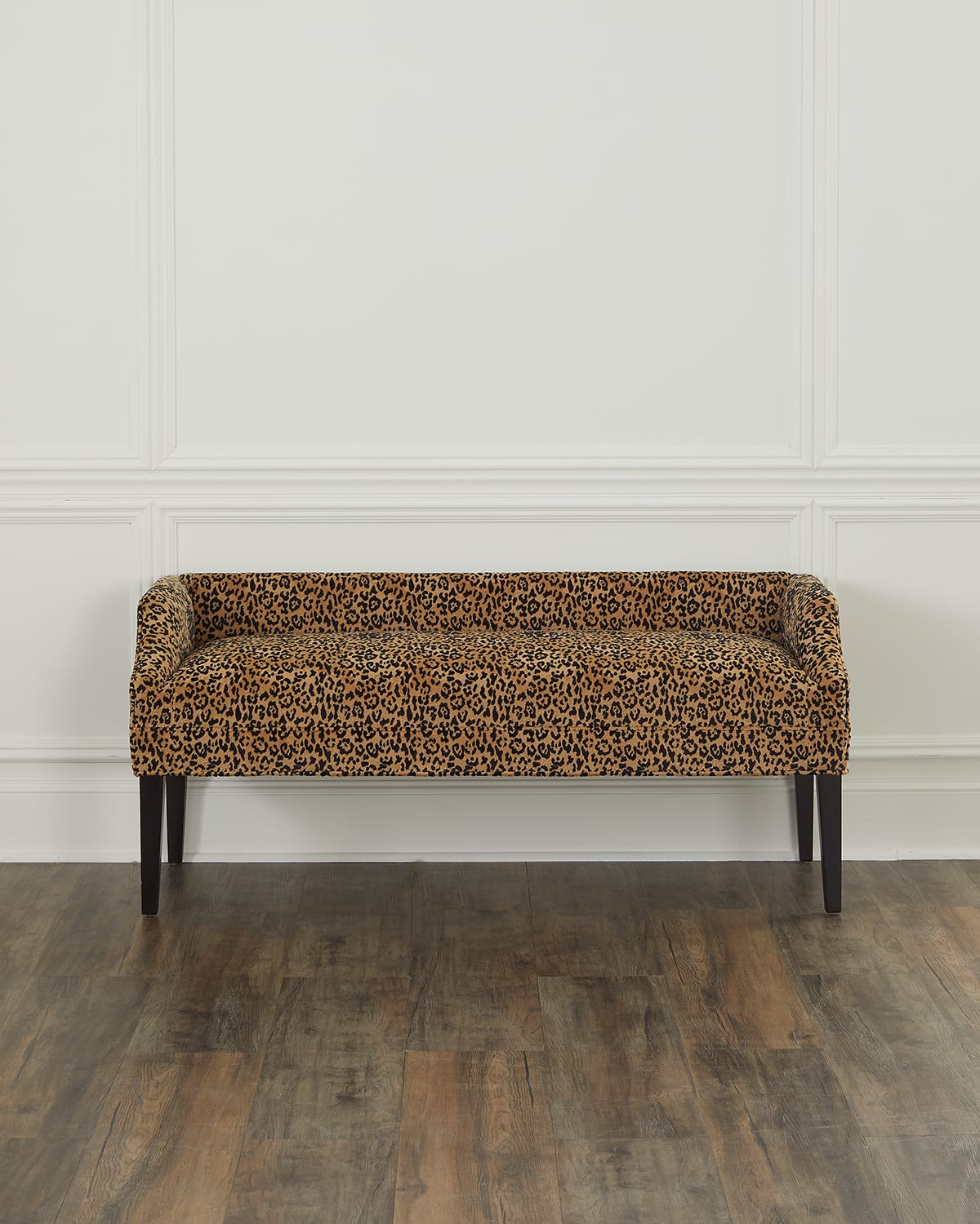 Massoud Olipha End-of-bed Bench, 60" In Animal Print 