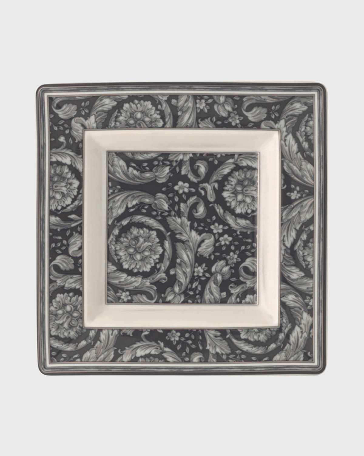 Versace Barocco Haze Tray, 5.1" Square In Haze